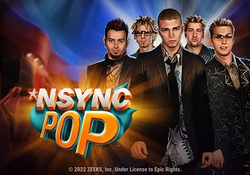 Nsync Pop - Musical rhythm slot game with vibrant pop culture theme and exciting bonus features